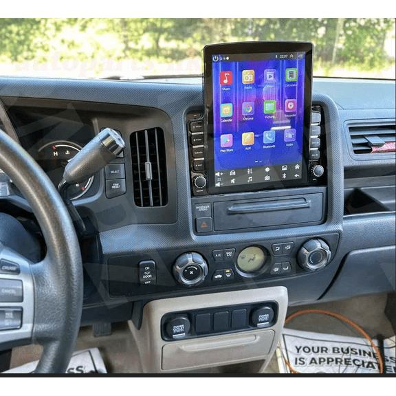 9.7" Android 15 Car Stereo Fit For Honda Ridgeline 2006-2014​ - 4GB 64GB GPS Nav Head Unit, with Wireless CarPlay & Android Auto, WiFi Bluetooth RDS DSP, Steering Wheel Control