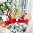thumbnail image 4 of Ganfancp 1 Pares Navidad Horquilla Antler Hair Clips Accesorios para El Cabello Fiesta Navidad Mujeres Niñas, 4 of 6