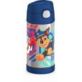 thumbnail image 4 of Bouteille isolée à pression Acier Inoxydable de 12 oz avec paille Funtainer de Thermos, Paw Patrol, 4 of 7