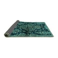 thumbnail image 2 of Ahgly Company Indoor Rectangle Persian Turquoise Blue Traditional Area Rugs, 2' x 4', 2 of 4