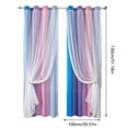 thumbnail image 3 of Blackout Curtains 39 x 51 inch Black Curtains Thermal Insulated Room Darkening Bedroom Curtains, 3 of 7