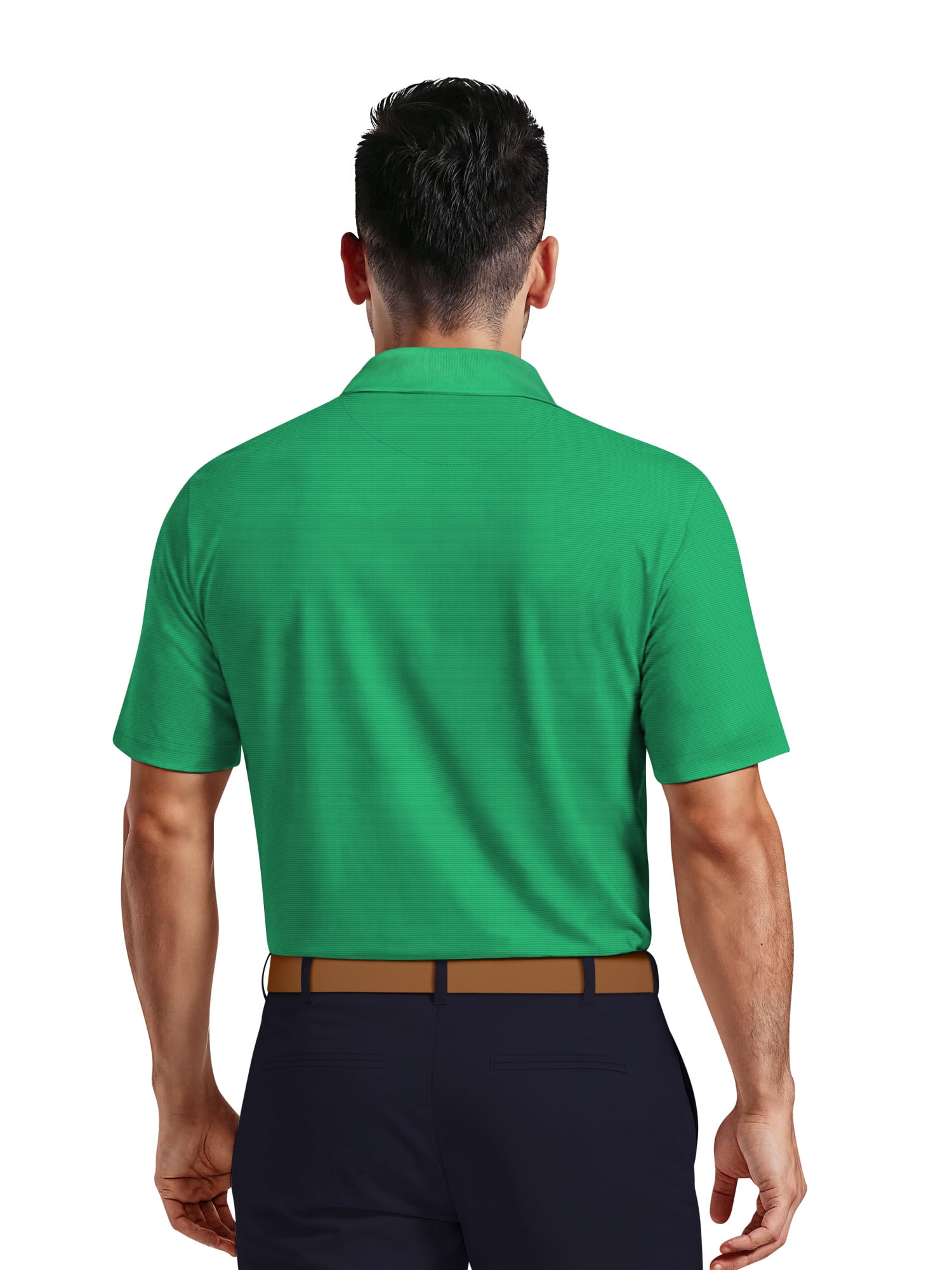 Ben Hogan Men's & Big Men's Performance Solid Polo Shirt with Short Sleeves, Sizes S-5XL