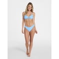 thumbnail image 2 of No Boundaries Essentials O-Ring Bikini Top, Women’s XXS-XXL, 2 of 5