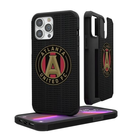 Atlanta United FC iPhone Text Backdrop Rugged Case