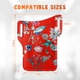 thumbnail image 3 of Elegant Choise Cell Phone Holder Case with Belt Loop Leather Holster Pouch for Men, Red, 3 of 11