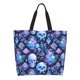 thumbnail image 1 of Disketp Skull blue crystal flower Bolsa Tote Estampada para Mujer, Bolso de Hombro y de Mano para Compras y Viajes, 1 of 8