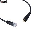 thumbnail image 3 of Smartphone 3.5mm Jack to RJ9 Plug Adapter Convertor Cable PC Computer Headset Telephone, 3 of 4