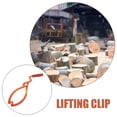thumbnail image 3 of OULII Portable Trunk Clamp Tool 1Pack Alloy Steel Log Lifting For Outdoor Supply, 3 of 8