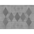 thumbnail image 1 of Ahgly Company Machine Washable Indoor Rectangle Transitional Sonic Silver Gray Area Rugs, 8' x 12', 1 of 7