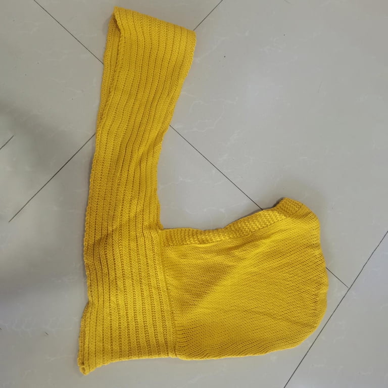 1 Hooded Scarf Yellow Knitting 5 Colors Autumn Winter Women 