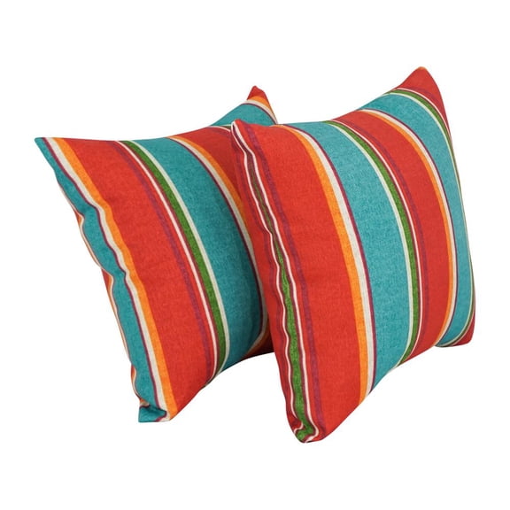 17-inch Square Polyester Outdoor Throw Pillows (Set of 2) 9910-S2-OD-233