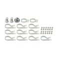 thumbnail image 1 of Kit de postes de esquina para vallas con eslabones de cadena Yardlink Steel, 3 cm de alto, 1 of 1