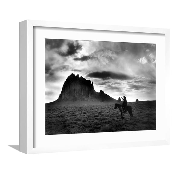 Art.com Navajo Man, C1915 Photographic Print by William Carpenter, White Frame Wall Art, 21" x 17"