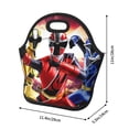thumbnail image 3 of Bolsas para el almuerzo de Power Rangers, bolsa térmica aislante para el almuerzo, bolsa de picnic de neopreno reutilizable y lavable para mujeres y hombres, talla única, 11,4 x 11 x 5,5 pulgadas,, 3 of 8