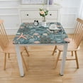thumbnail image 3 of nygtbtfer Round Tablecloth Fitted Table Cover,Elastic Tablecloths Outdoor Indoor Stretch Cloth Tablecover for Dinner,Party,Shower, Blue, 3 of 7