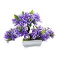 thumbnail image 4 of Bonsái artificial Planta artificial Decoración Escritorio Oficina Dormitorio Pequeño Falso Violeta, 4 of 9