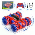 thumbnail image 6 of Huge Wave Spider Remote Control Car, Double Sided RC Stunt Car Outdoor Toys for Kids, 360° Flip 4WD Rechargeable Racing for 4 5 6 7 8 9 10 Boys Girls Christmas Birthday Gifts, 6 of 9