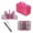 Red, variant on KMMYS Macaron Color Large Capacity Pencil Case, Multifunctional Polyester Stationery Bag, Zippered Organizer Pouch for Pens, Pencils, and Accessories, Compact and Durable for Desk or Travel