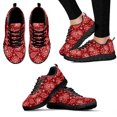 thumbnail image 1 of Zapatillas deportivas informales con estampado de flores de mandala bohemias para mujer, zapatos planos cómodos con cordones, 1 of 6