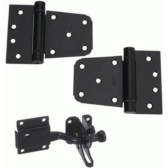 National Hardware - DPV879 Spring Gate Kit 2 Hinges and 1 Latch