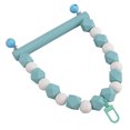 thumbnail image 2 of Kilisky Wooden Bird Swing Perch Toy Hanging Parrot Swing Standing Toy Claws Grinding Anxiety Reduction Birds Toy Blue, 2 of 21