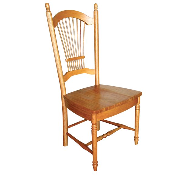Sunset Trading Oak Selections 18" Allenridge Wood Dining Chair in Oak (Set of 2)