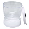 thumbnail image 1 of Tarro De Vidrio Para Encurtidos, Separado, Húmedo, Seco, Transparente, Apertura De Doble Cara, Doble Compartimento, Tarro Para Encurtidos, Material De PC Con Colador Para Verduras, 1 of 7