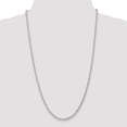 thumbnail image 2 of 14K White Gold 3.1mm Diamond Cut Rope Chain 24 IN, 2 of 6