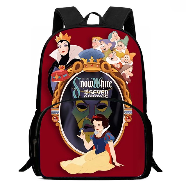 Mochilas Blancanieves de dibujos animados para niños, bolso de hombro, estuche para lápices, mochilas escolares de gran capacidad para niños y niñas, el mejor regalo