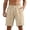 A-Khaki738, variant on Men's Textured Drawstring Shorts Relaxed Fit Outdoor Daily Training Bermudas