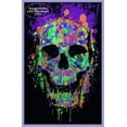 thumbnail image 2 of Splatter Skull Non-Flocked Blacklight Poster 24" x 36", 2 of 2