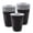 Black, variant on Amscan Go Brightly Plastic Cups, 18 Oz, Black, Pack Of 16 Cups