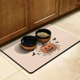 thumbnail image 3 of Horror Pumpkin Ghost Pet Food Mat Happy Halloween Absobing Durable 17x30 Inch Pet Food Mat Dog Feeding Mat EcoFriendly Durable Pet Placemat, 3 of 7