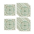 thumbnail image 2 of 10 pegatinas para azulejos con diseño floral vintage cuadrado, pegatinas para pared, decoración de azulejos Estilo B, 2 of 8