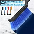 thumbnail image 3 of 17.32 Inch Snow Brush and Ice Scrapers for Car Windshield,Scratch Free Bristle Head Brush & Tough Window Snow Scraper,Foam Grip,Ice Removal Winter Car Accessories, 3 of 9