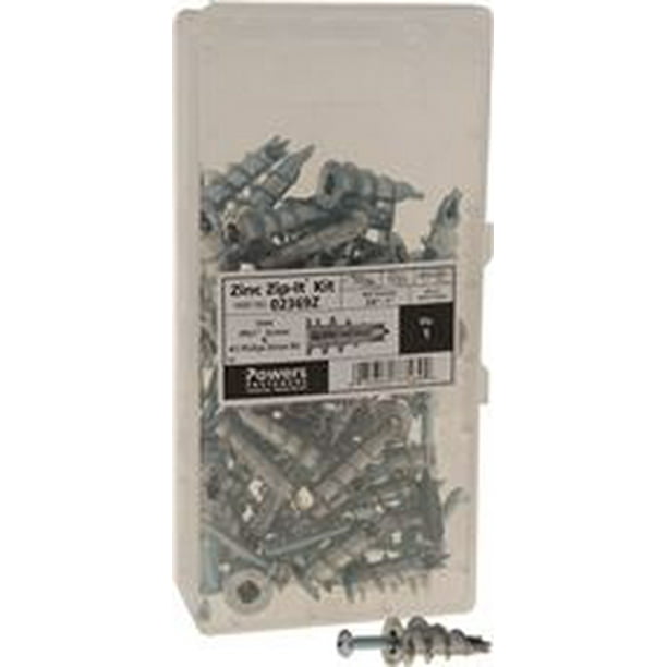 ZipIt Metal Wall Anchors Kit