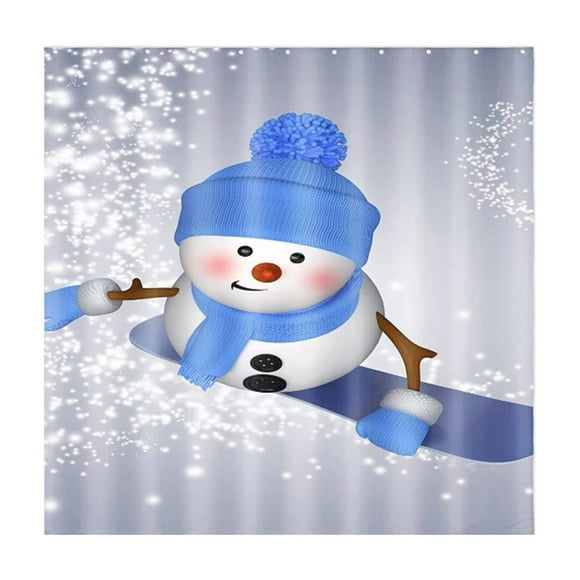 Shower Liner Shower Curtain Christmas Shower Curtains For Bathroom Cute Snowman Bathroom Curtains Decor With Hooks Shower Curtain Clearance