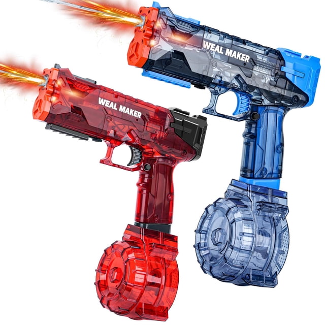 Pistola de agua eléctrica SPAKELONE con flash LED y carga USB-C