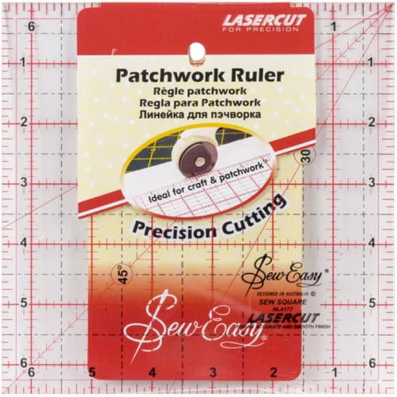 Tacony NL4177 6.5 x 6.5 in. Square Quilt Ruler