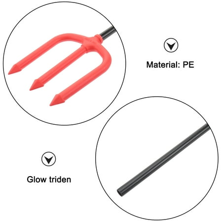 

3Pcs Halloween Trident Stick Glow Trident (Random Color)