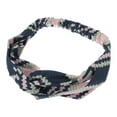 thumbnail image 4 of Unique Bargains 1 Pc Fashion Arrow Pattern Cross Elastic Hairband for Women Navy Blue, 4 of 6