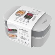 Bentgo Classic - Adult Bento Box, Stackable 3-Compartment Lunch Box, BPA-Free