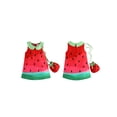 thumbnail image 2 of BemeyourBBs Toddler Baby Girls Summer Watermelon Dress Outfit Little Girl Hawaiian Holiday Summer Beach Dress Doll Collar Sleeveless Tank Princess Birthday Party Dress with Shoulder Bag, 2 of 9