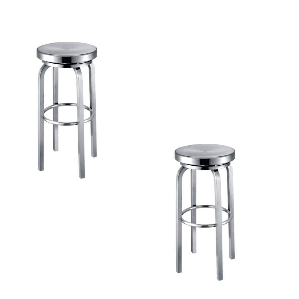 Yasmine Counter Stool made of metal frame and swivel SET OF 2