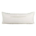 thumbnail image 2 of LR Home Ox Bay Hand-Woven Green/White Stripe Cotton Blend Pillow Cover, 2 of 7