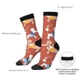 thumbnail image 4 of Disketp Cute Poodle Dog Unisex Crew Socks Lightweight Breathable Ventilation Ankle Socks, Mid-calf socks for Daily, 4 of 6