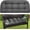 Grey, variant on Outdoor Bench Cushion, Memory Foam Loveseat Cushion for Patio Furniture Wicker Chair, Settee Porch Swing Seat Cushion, 44 x 19 Inches (Red)