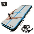 thumbnail image 1 of Fbsport Blue 10ft/3m*1m*0.2m Inflatable Air Track Tumbling Gymnastic Mat Floor Home Training W/ Pump, 1 of 5