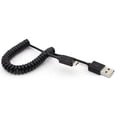 thumbnail image 4 of Coiled USB Cable Compatible With Amazon Fire 7 (9th Gen 2019) - MicroUSB Charger Cord Power Wire, 4 of 7