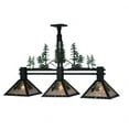 thumbnail image 2 of Meyda Tiffany 130714 44.25" L Winter Pine 3 Light Island Chandelier - Copper, 2 of 4